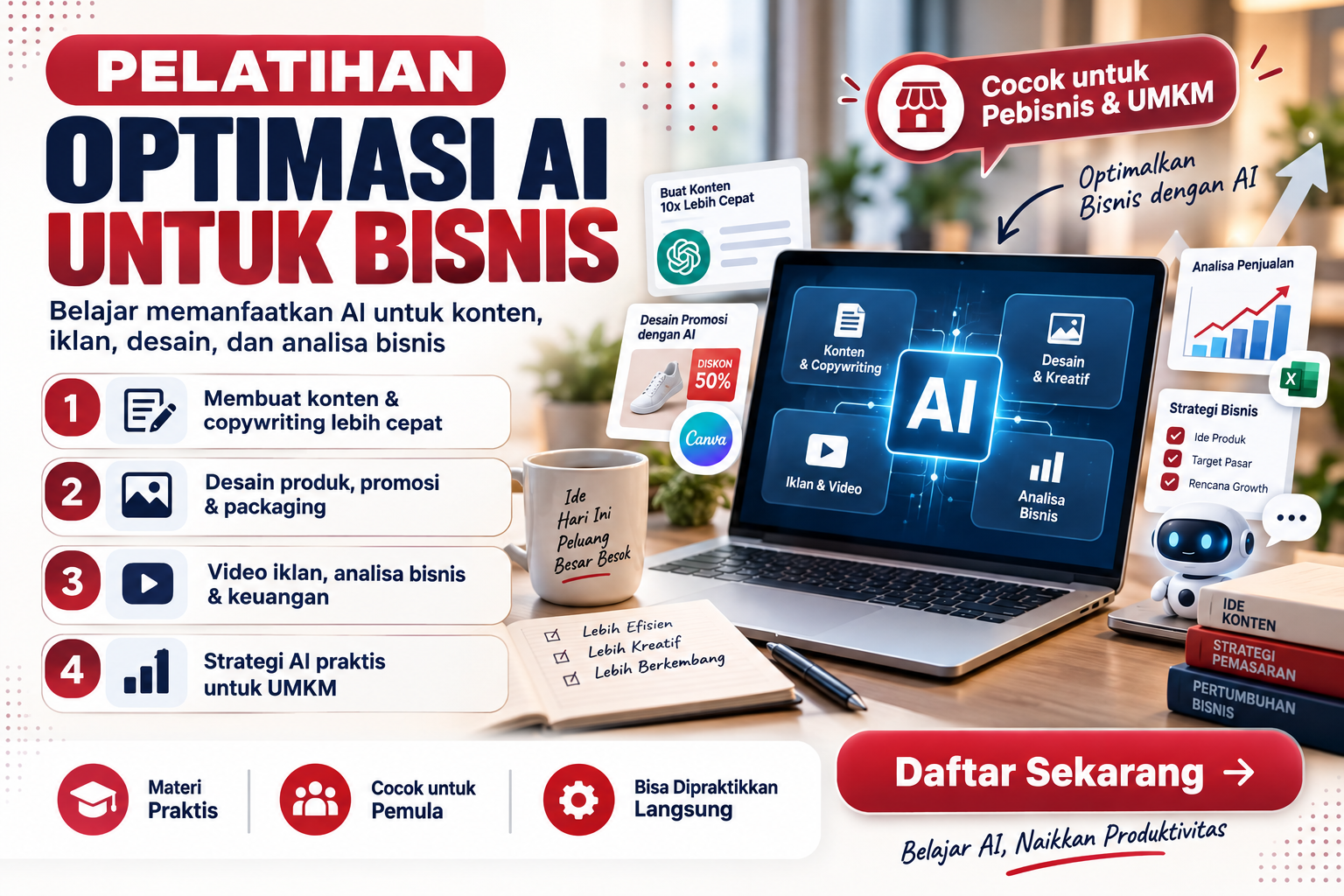 Pelatihan Optimasi AI Untuk Bisnis
