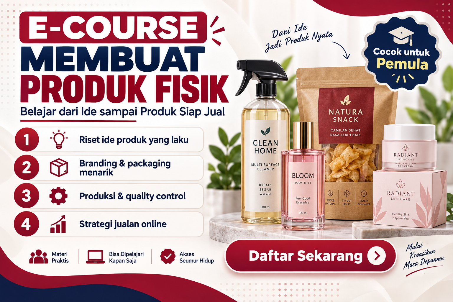E-Course Membuat Produk Fisik